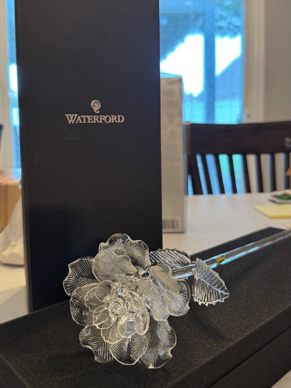 Waterford Clear Crystal Rose with Stem - Clear